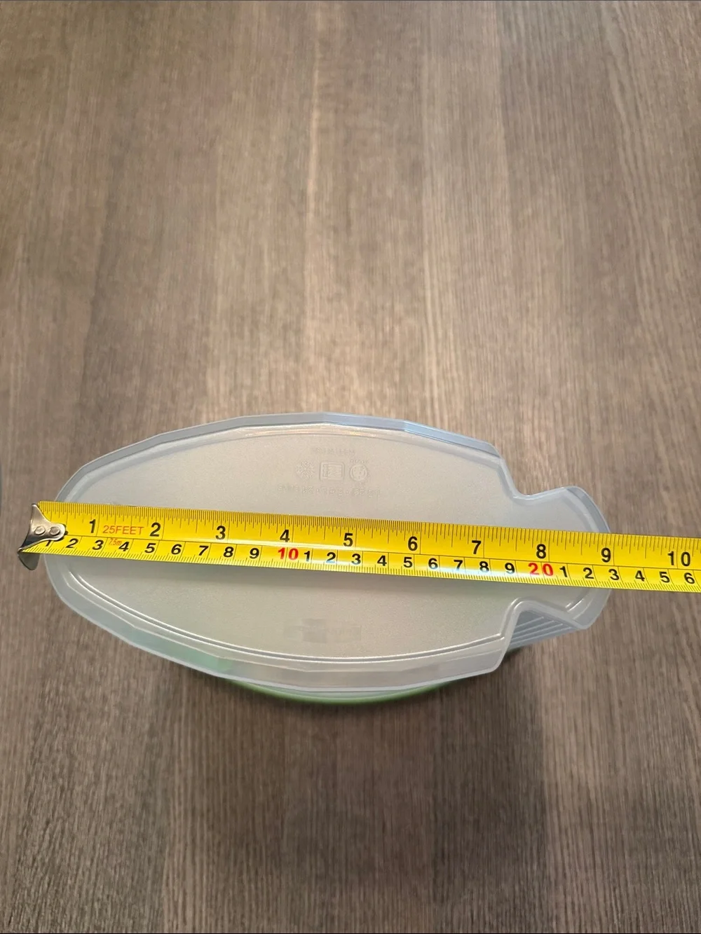 Rubbermaid Clear Dry Food Canisters with Green and Blue Flip Lids